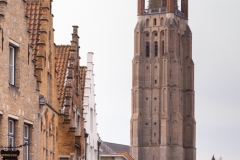 Tower of the church of our Lady in Bruges