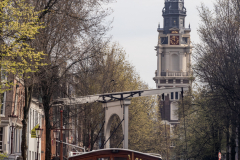 Zuiderkerkstoren (South Church Tower) Near Amstel River