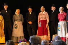 Dancers In Hoorn, in traditional garments of old times. Design and size of Women's Purse indicated their wealth and Status.