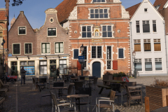 Outdoor cafe in Hoorn