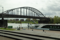 The New "Bridge to Far " in Arnhem. The old bridge was destroyed in WW II in the allied Operation "Market Garden.".